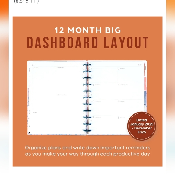 Happy planner 2025 - Picture 3 of 5